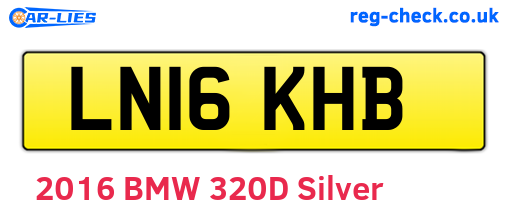LN16KHB are the vehicle registration plates.