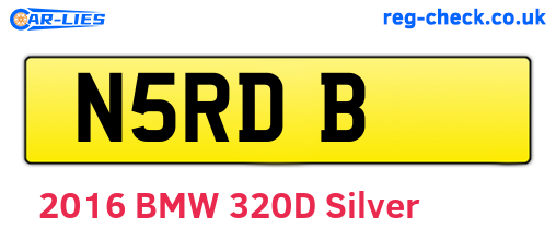 N5RDB are the vehicle registration plates.