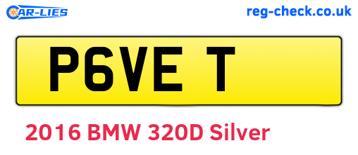 P6VET are the vehicle registration plates.