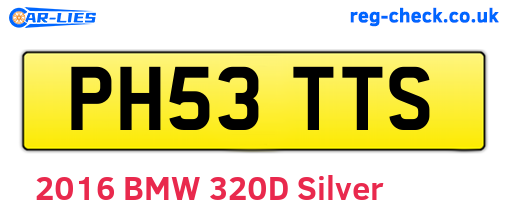 PH53TTS are the vehicle registration plates.
