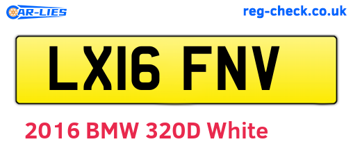 LX16FNV are the vehicle registration plates.