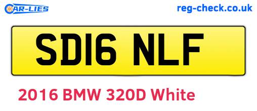 SD16NLF are the vehicle registration plates.