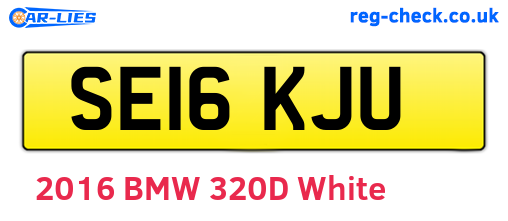 SE16KJU are the vehicle registration plates.