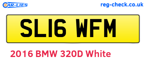 SL16WFM are the vehicle registration plates.