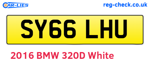 SY66LHU are the vehicle registration plates.