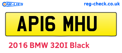 AP16MHU are the vehicle registration plates.