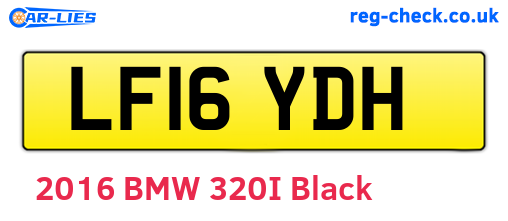 LF16YDH are the vehicle registration plates.