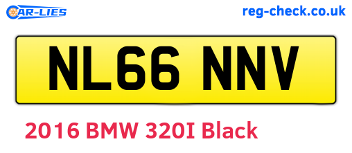 NL66NNV are the vehicle registration plates.