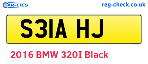 S31AHJ are the vehicle registration plates.
