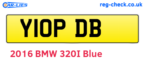 Y10PDB are the vehicle registration plates.