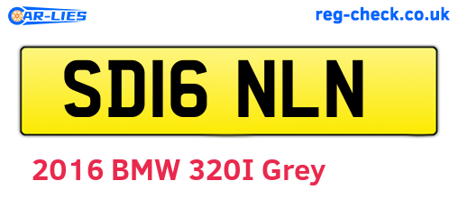 SD16NLN are the vehicle registration plates.
