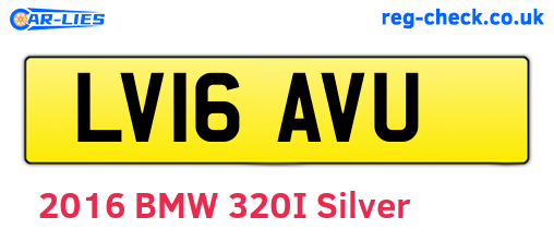 LV16AVU are the vehicle registration plates.