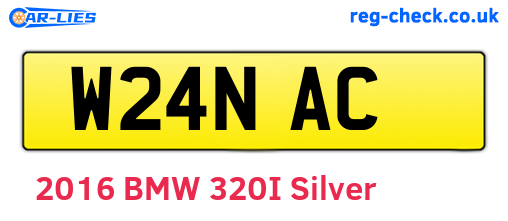W24NAC are the vehicle registration plates.