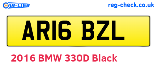 AR16BZL are the vehicle registration plates.
