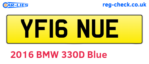 YF16NUE are the vehicle registration plates.