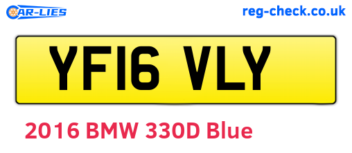 YF16VLY are the vehicle registration plates.