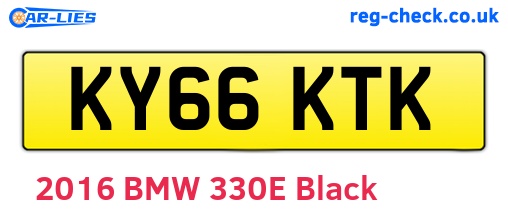 KY66KTK are the vehicle registration plates.