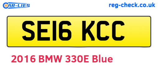 SE16KCC are the vehicle registration plates.