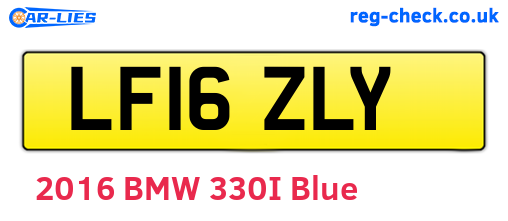 LF16ZLY are the vehicle registration plates.
