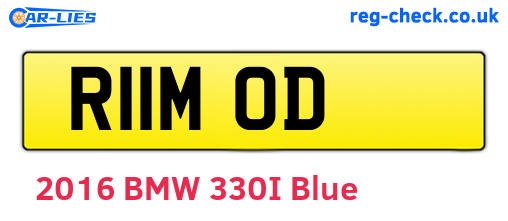 R11MOD are the vehicle registration plates.