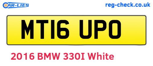 MT16UPO are the vehicle registration plates.