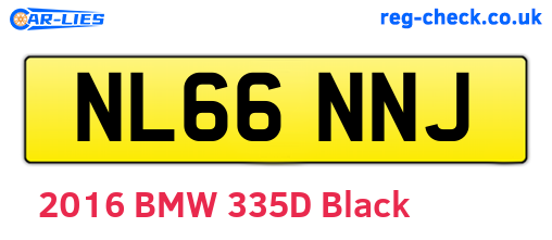 NL66NNJ are the vehicle registration plates.