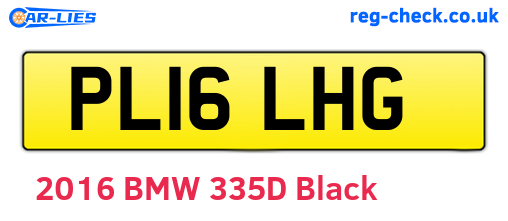 PL16LHG are the vehicle registration plates.