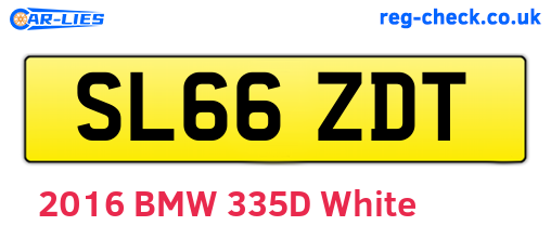 SL66ZDT are the vehicle registration plates.