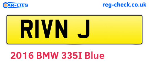 R1VNJ are the vehicle registration plates.