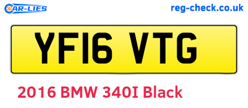YF16VTG are the vehicle registration plates.