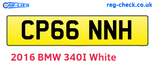 CP66NNH are the vehicle registration plates.
