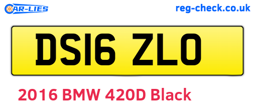DS16ZLO are the vehicle registration plates.