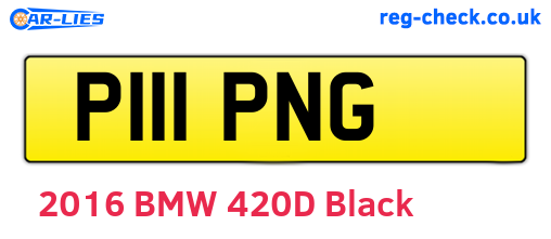 P111PNG are the vehicle registration plates.