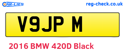 V9JPM are the vehicle registration plates.
