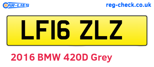 LF16ZLZ are the vehicle registration plates.