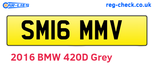SM16MMV are the vehicle registration plates.