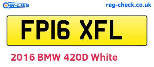 FP16XFL are the vehicle registration plates.