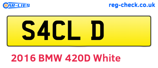 S4CLD are the vehicle registration plates.