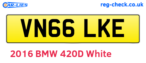 VN66LKE are the vehicle registration plates.
