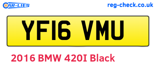 YF16VMU are the vehicle registration plates.
