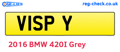 V1SPY are the vehicle registration plates.
