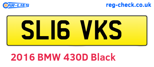 SL16VKS are the vehicle registration plates.