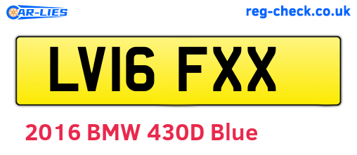 LV16FXX are the vehicle registration plates.