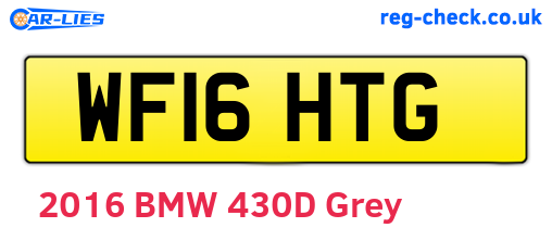 WF16HTG are the vehicle registration plates.