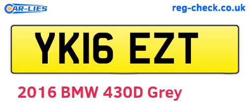 YK16EZT are the vehicle registration plates.