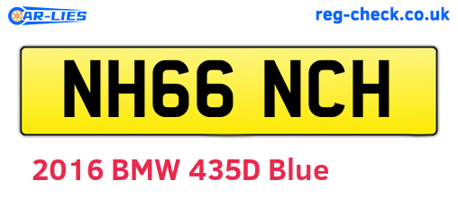 NH66NCH are the vehicle registration plates.