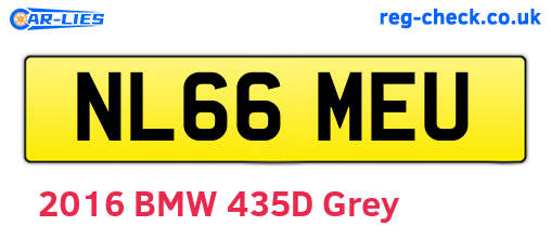 NL66MEU are the vehicle registration plates.