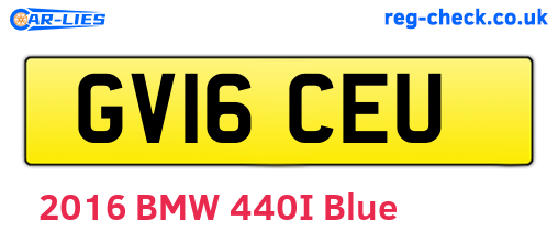 GV16CEU are the vehicle registration plates.