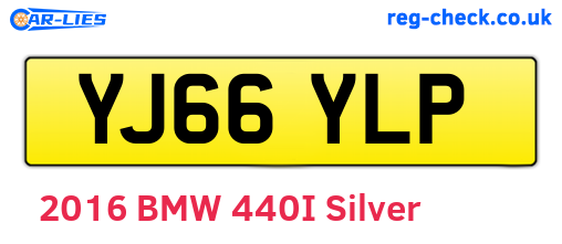 YJ66YLP are the vehicle registration plates.