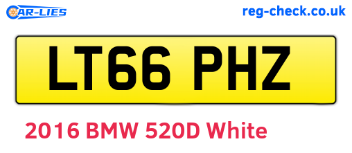 LT66PHZ are the vehicle registration plates.